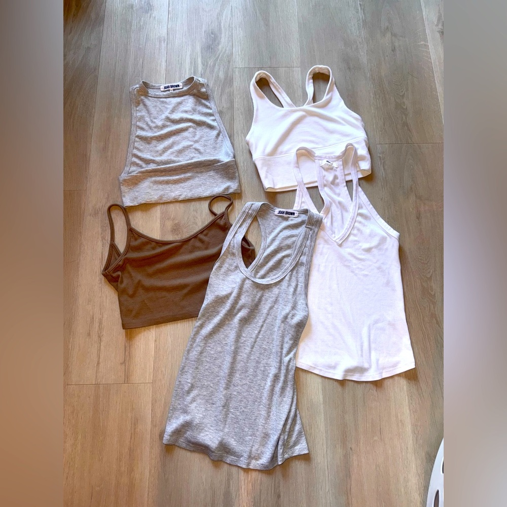 Joah Brown Tank Top Set S/M